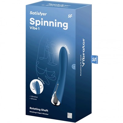 Satisfyer Вибромассажер Spinning Vibe 1 (blue)