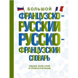 Большой французско-русский русско-французский словарь