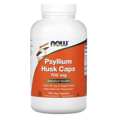 NOW Foods Псиллиум Хаск, 700 мг - 360 растительных капсул - NOW Foods
