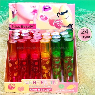 Блески для губ Kiss Beauty Funny Fruits Magic Lip Oil (125)