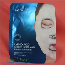 Тканевая маска с бамбуковым углем IMAGES Bubbles Amino Acid