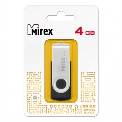 4Gb Mirex Swivel Black (13600-FMURUS04)