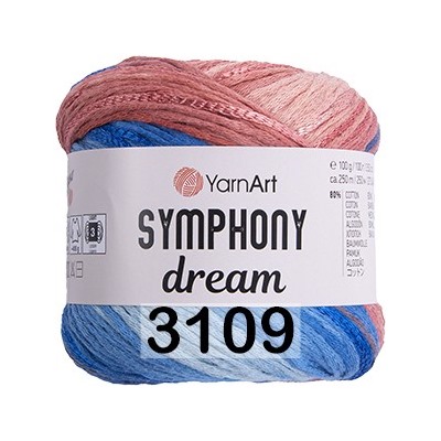 Пряжа YarnArt Symphony Dream