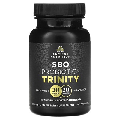 Ancient Nutrition SBO Пробиотики Trinity, 60 капсул