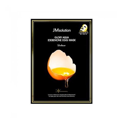JMsolution *Glory AquaIdebenone Egg Осветляющая яичная тканевая маска с идебенон