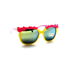 Детские солнцезащитные очки gimai 8001 желтый зеркальный