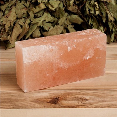 Кирпич из розовой соли, 20х10х5,5 см, 2,2 кг