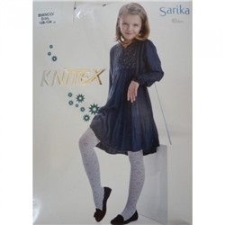 K-30 Колготки "SARIKA" 116/122 белые для девочек KNITTEX