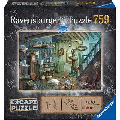 Ravensburger. Пазл-квест 759 "Запретный подвал" арт.15029