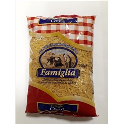 Паста    ORZO  ( Орзо )  в  форме    рисинок   "   FAMIGLIA   "  500 г