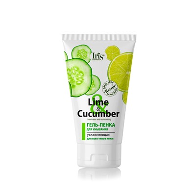 Iris Lime&Cucumber Увлажняющая гель-пенка для умывания 150мл