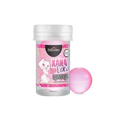 HotFlowers Лубрикант HOT BALL XANA LOKA на силиконовой основе с эффектом вибрации