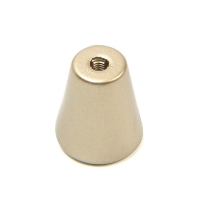 Ручка-кнопка CAPPIO, РК019, d=20 мм, пластик, цвет матовое золото