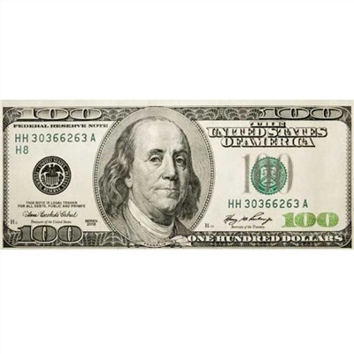 Вафельный лист Доллары 12 шт