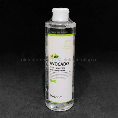 Тонер с экстрактом авокадо Meloso Avocado Pore Tightening Toner 300ml (125)