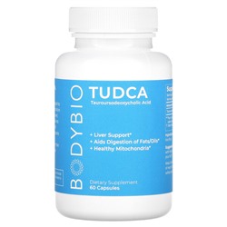 BodyBio TUDCA, Тауроурсодезоксихолевая кислота - 60 капсул - BodyBio