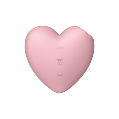 Вакуумно-клиторальный стимулятор Satisfyer Cutie Heart (light red)