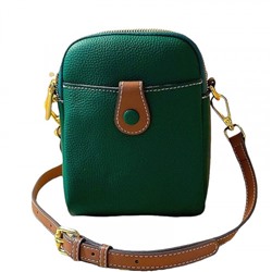 Женская кожаная сумка 8607-1 GREEN