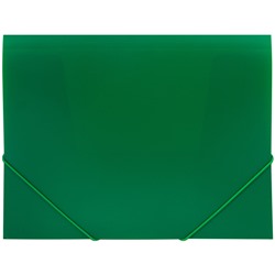 Папка на резинке OfficeSpace А4, 500мкм, зеленая FE3_327