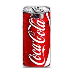 Силиконовый чехол Кока Кола на Samsung Galaxy S8