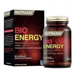 Витамины для энергии BIG ENERGY 60 капсул Nutraxin