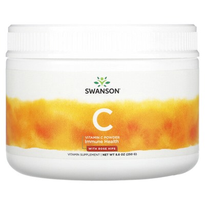 Swanson Порошок витамина С с шиповником, 8,8 унции (250 г)
