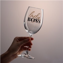 Бокал для вина «Lady boss», 360 мл