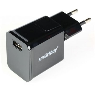 Зарядное устройство SmartBuy Cube Ultra, 2.1A USB, черное (SBP-9041)