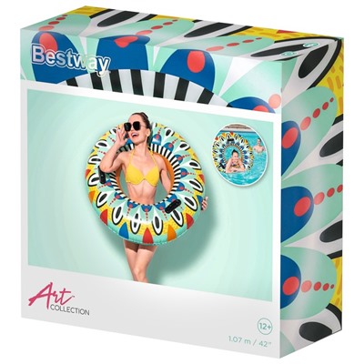 Круг для плавания FLIRTY FIESTA SWIM RING, d=107 см, 36294