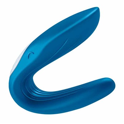 Satisfyer Вибромассажер для пар Partner Double Whale перезаряжаемый