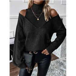 SHEIN Essnce Pullover Mit Rundhalsausschnitt