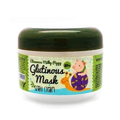 Крем-маска Elizavecca Milky Piggy Milky Piggy Glutinous Mask 80% Snail Cream, 100 гр (78)