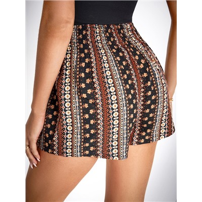 SHEIN Tall Shorts mit weitem Beinschnitt Geo