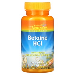 Thompson Betaine HCl с пепсином - 90 таблеток - Thompson