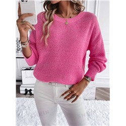 SHEIN LUNE Pullover mit Einfarbig Drop Shoulder