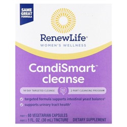 Renew Life CandiSmart Cleanse, 14-дневное целенаправленное очищение, 2 части