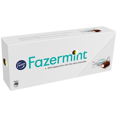 Шоколадные конфеты Fazer (Fazermint) с мятной начинкой 270 гр