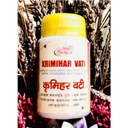 Кримихар Вати Шри Ганга "Krimihar vati Shri Ganga" 50 гр - от паразитов, глистов