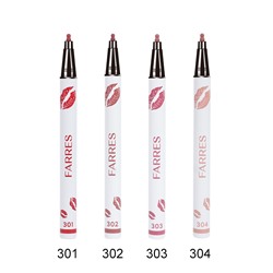 FARRES /5301-301/ Matte Liquid Lipliner Lipstick Карандаш для губ с эффектом татуажа (*6)