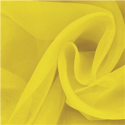 Ткань на отрез Вуаль 280 см цвет 30 желтый