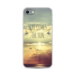 Силиконовый чехол Солнце на iPhone SE 2020
