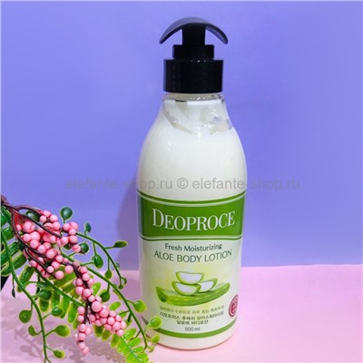 Лосьон для тела с алоэ вера Deoproce Body Fresh Moisturizing Aloe Body Lotion 500ml (78)