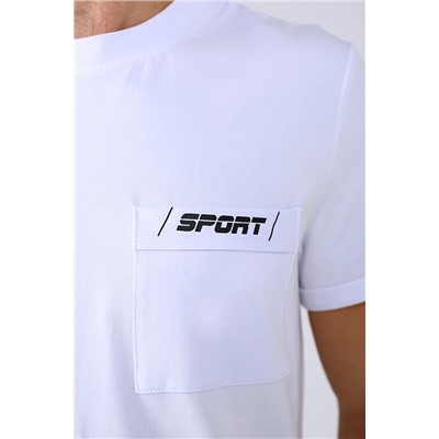 С-1562 Футболка мужская/футболка с круглым вырезом