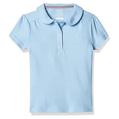 French Toast Boys' Short Sleeve Peter Pan Collar Polo