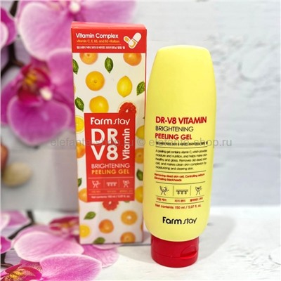 Пилинг-гель FarmStay DR-V8 Vitamin Brightening Peeling Gel 150ml (78)