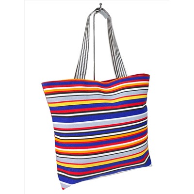 Летняя женская сумка шоппер из текстиля, мультицвет