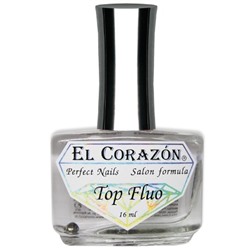 El Corazon лечение 411 Флуоресцентный лак-топ "Top Fluo" (клубное) 16 мл