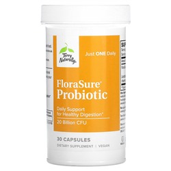 Terry Naturally FloraSure Пробиотик, 20 миллиардов КОЕ, 30 капсул