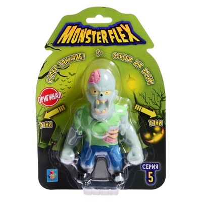 Тянущаяся фигурка, Monster flex серия 5, 15 см, 14 видов, МИКС