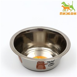 Миска стандартная "Пижон. Meow!",  350 мл